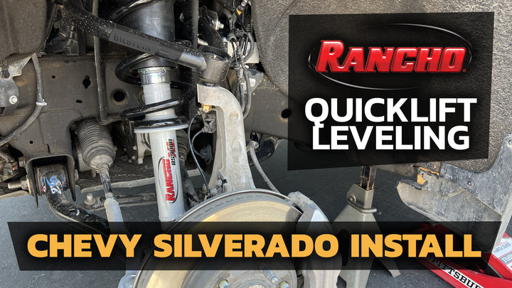 Rancho Quicklift & RS9000XL Shocks Install - 2020 Silverado 1500 Z71 RST