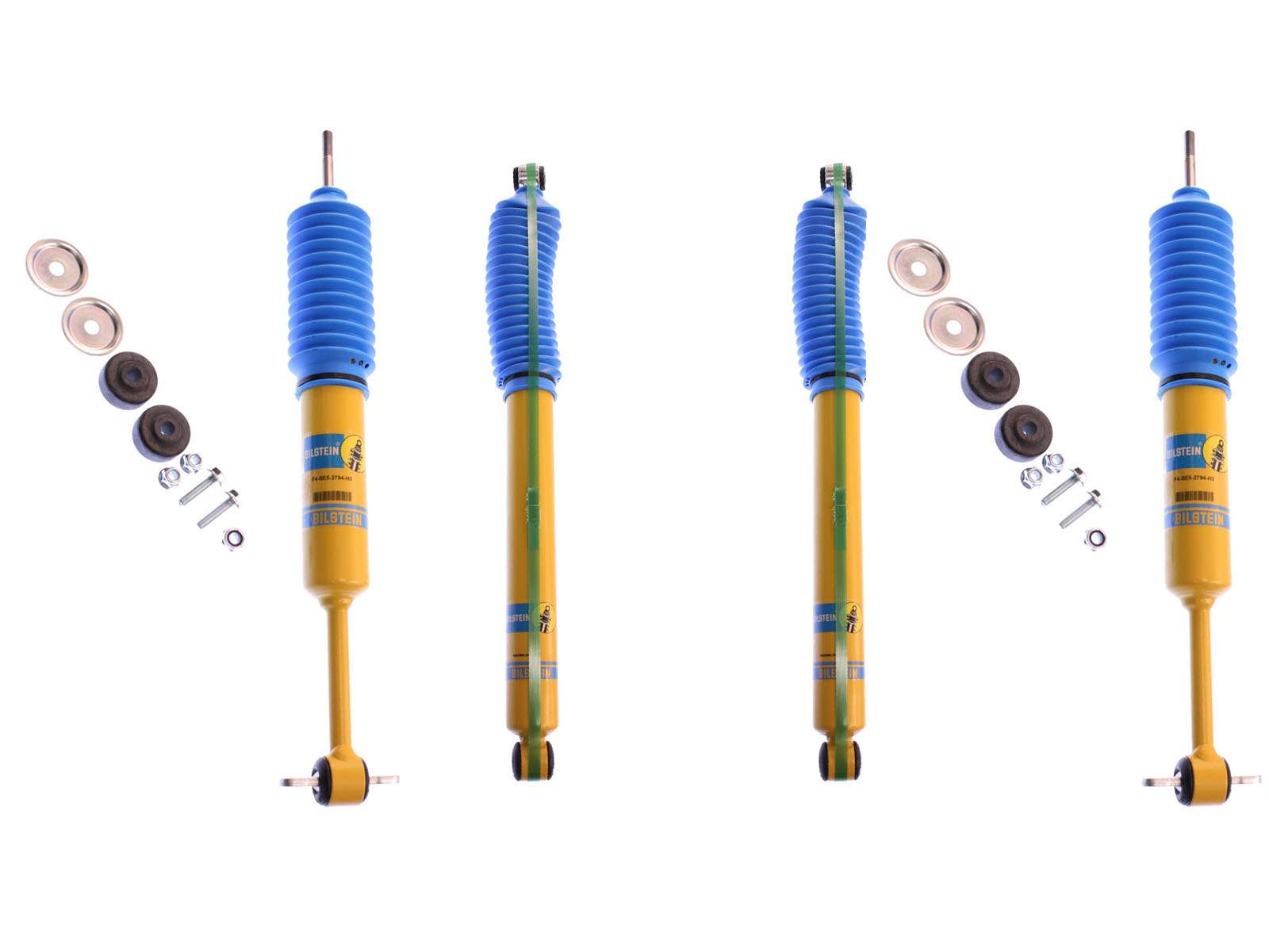 4-Piece Front & Rear Shock Absorber Set For 1998-2011 Ford Ranger 4x4 / 4WD - FCS Brand