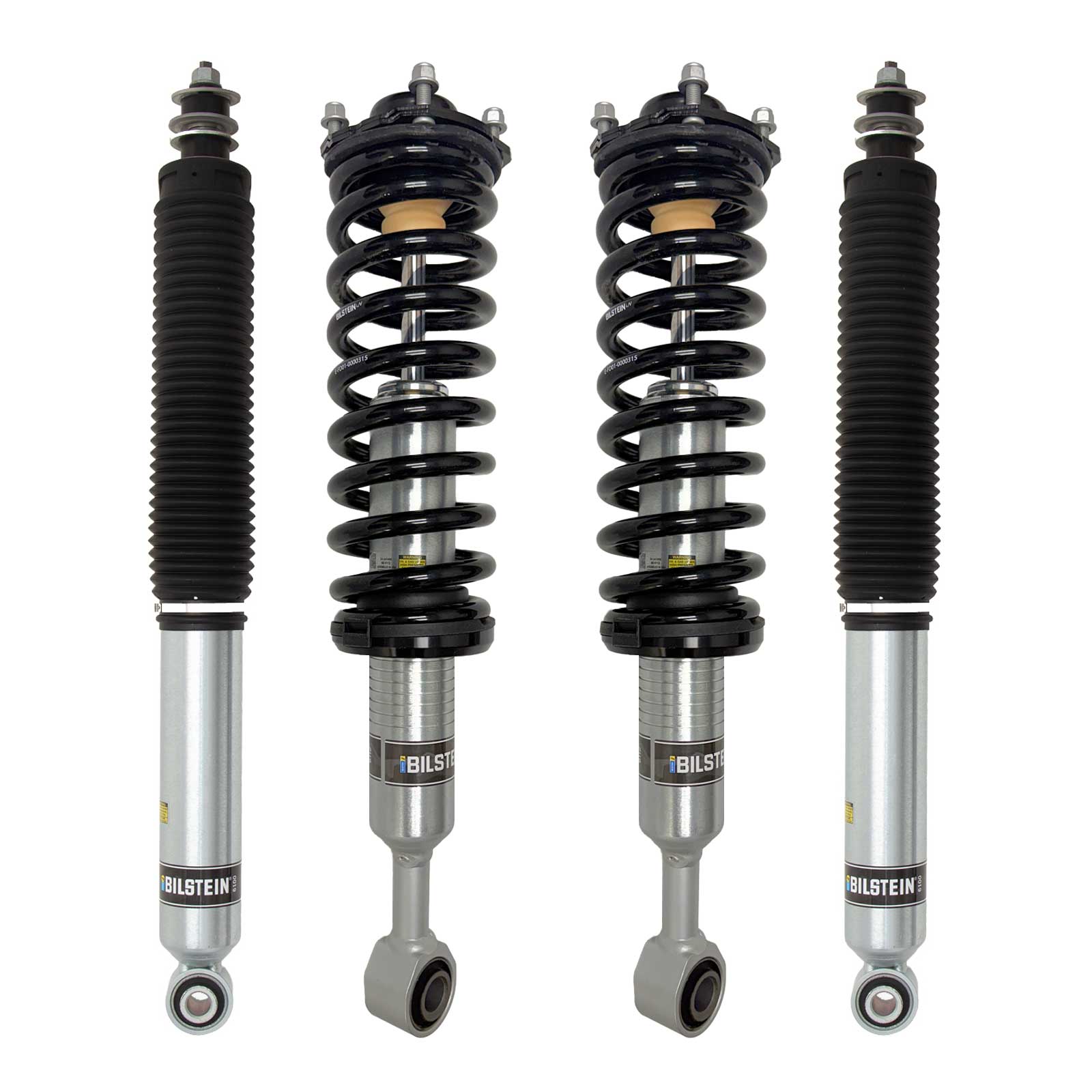 Bilstein 6112 Assembled Set includes 5100/6100 Rear Shocks for 2025-20