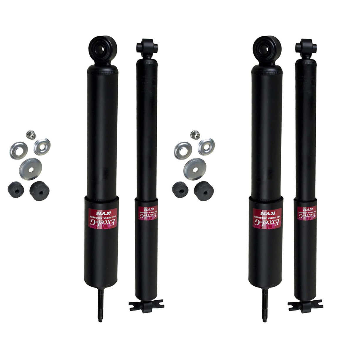 2004-12 Chevrolet Colorado GMC Canyon Front & Rear 4 Piece Complete Strut Assembly And Shock Absorber Kit Trq Sba60473