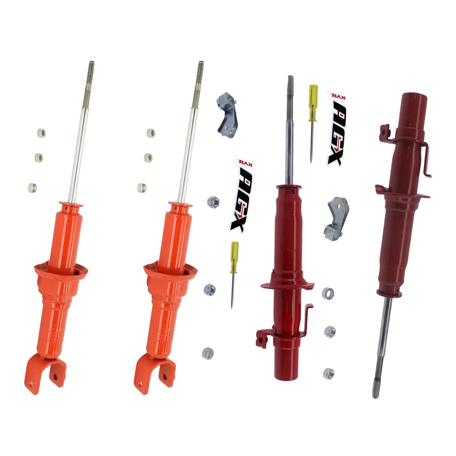 KYB AGX Adjustable Strut Set for 1988-1991 Honda CRX FWD