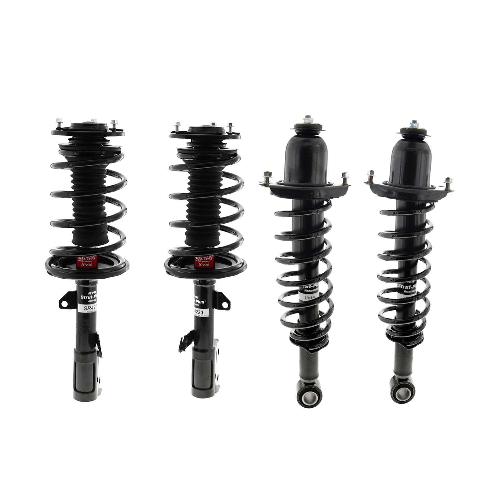 KYB Strut Plus Shocks & Spring Assembly Set for 2004-2009 Toyota Prius FWD