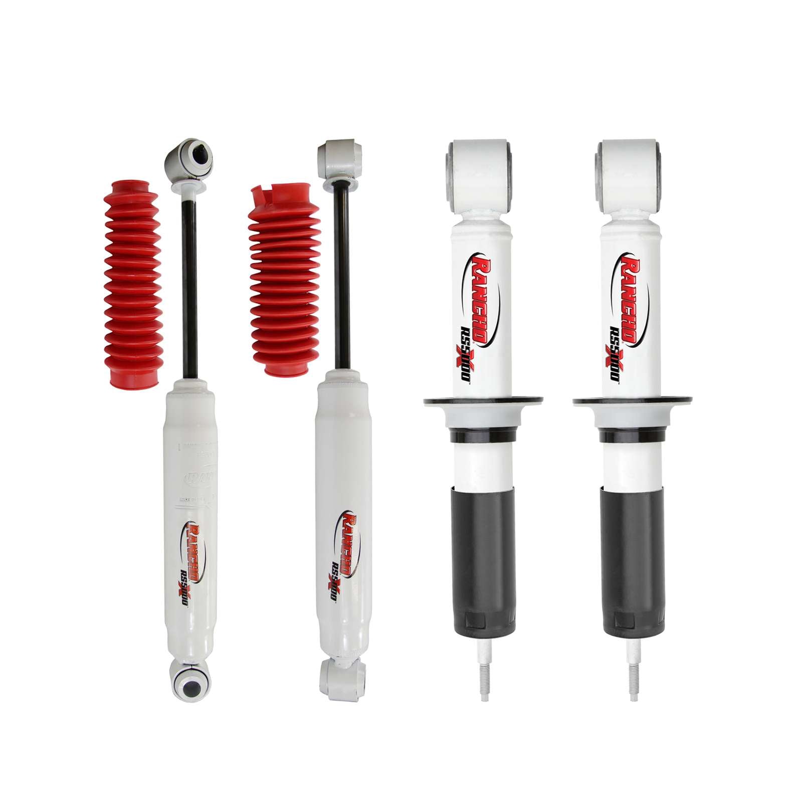 Rancho RS5000X Gas Strut & Shocks Set for 1995-1998 Toyota Tacoma 4WD