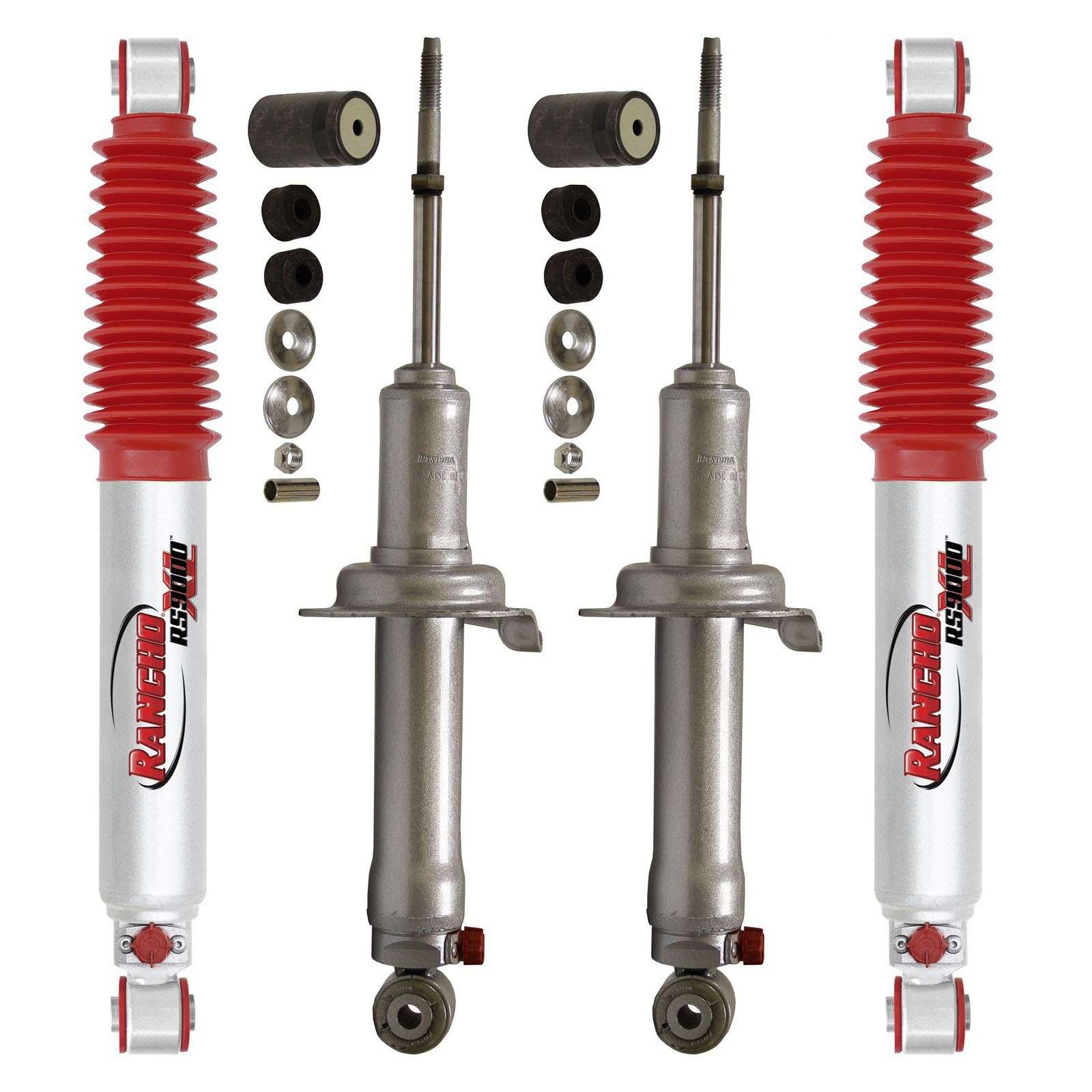 Rancho RS9000 Adjustable Strut&Shocks for 04-15 Titan 4 lift