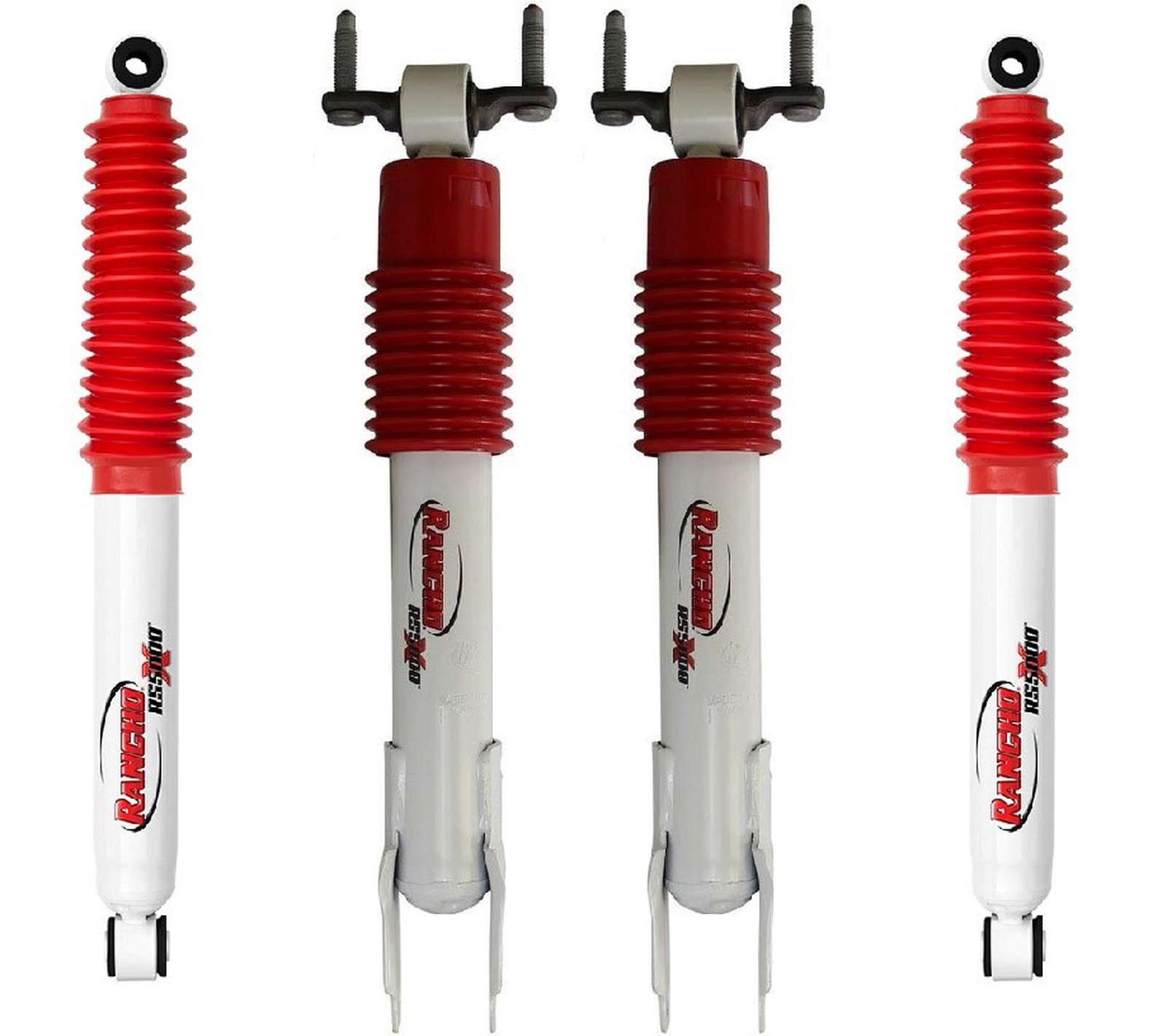 Rancho RS5000X Gas Shocks Set for 2011-2022 GMC Sierra 3500 HD 4WD RWD