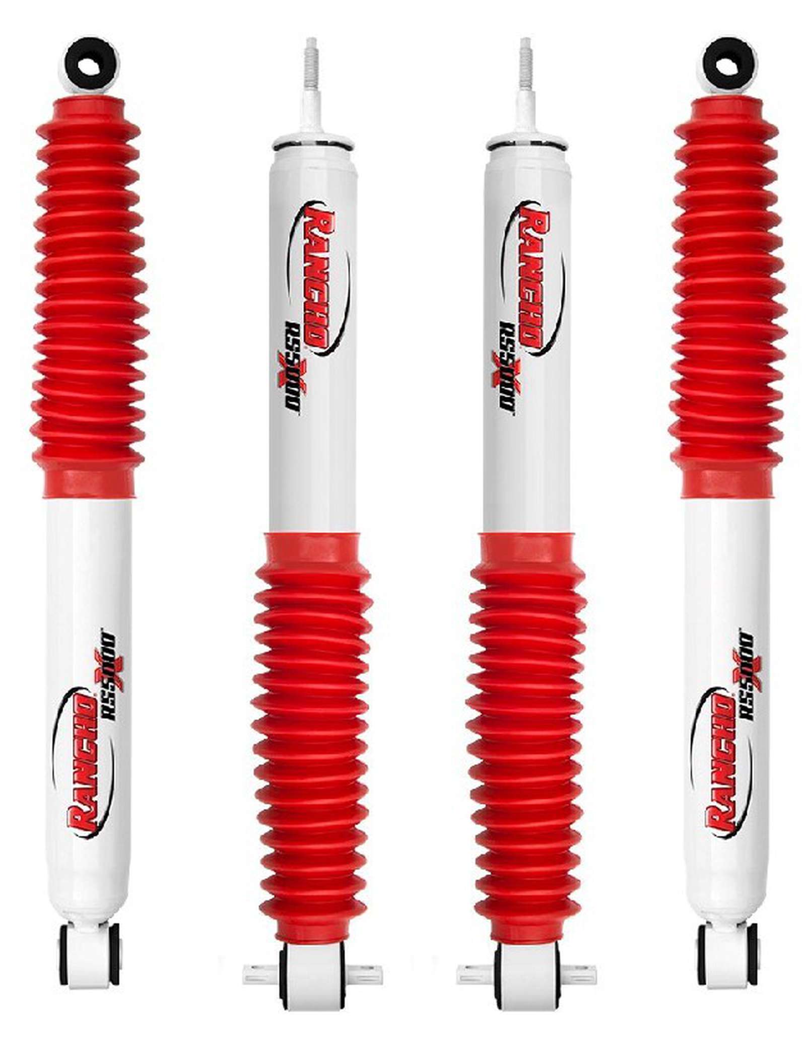 Rancho RS5000X Gas Shocks Set for 1999-2004 Jeep Grand Cherokee 4WD RW