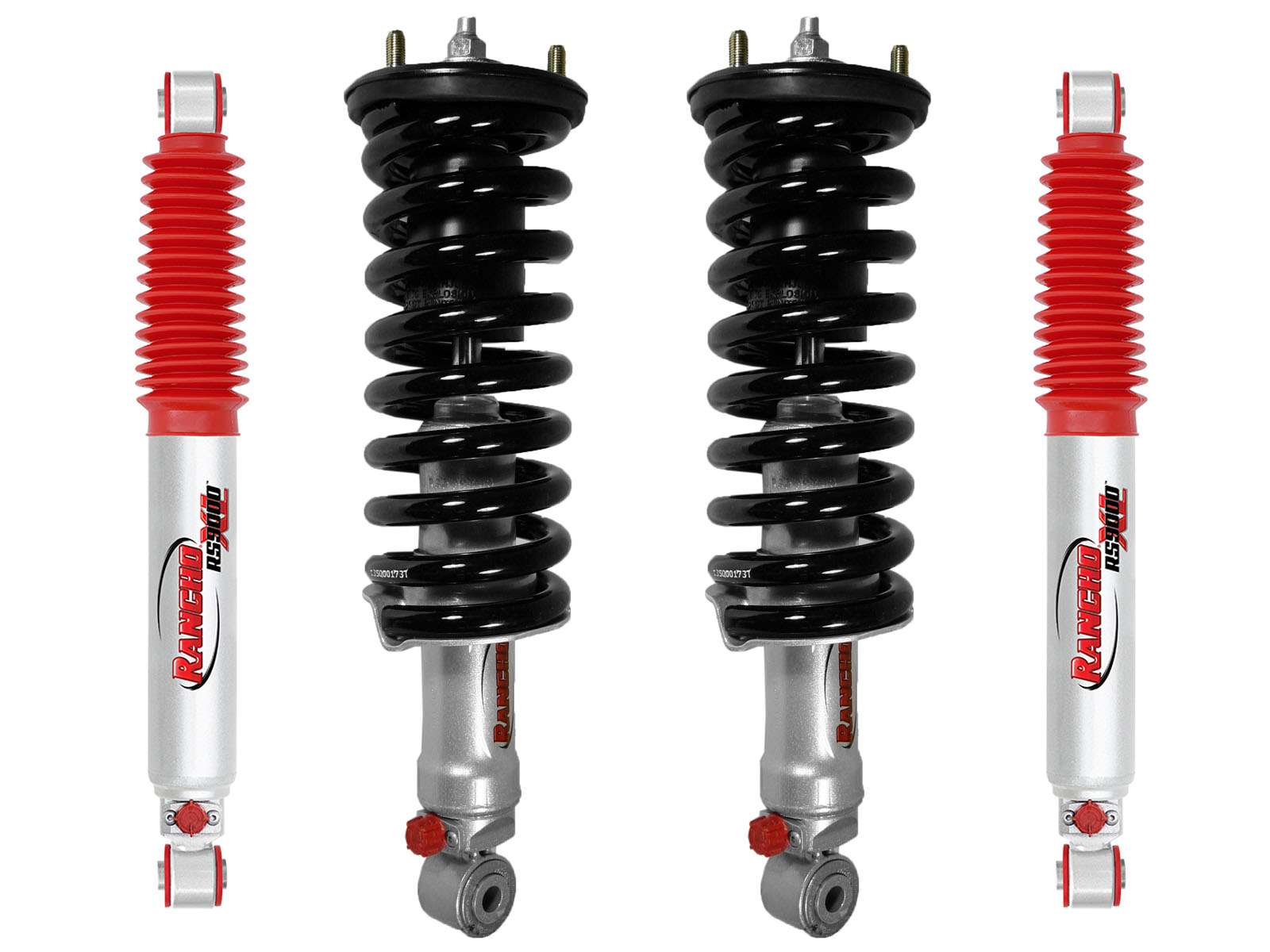 Rancho Quicklift+RS9000 Adj Shocks for 05-15 Xterra 4WD 1.75 lift
