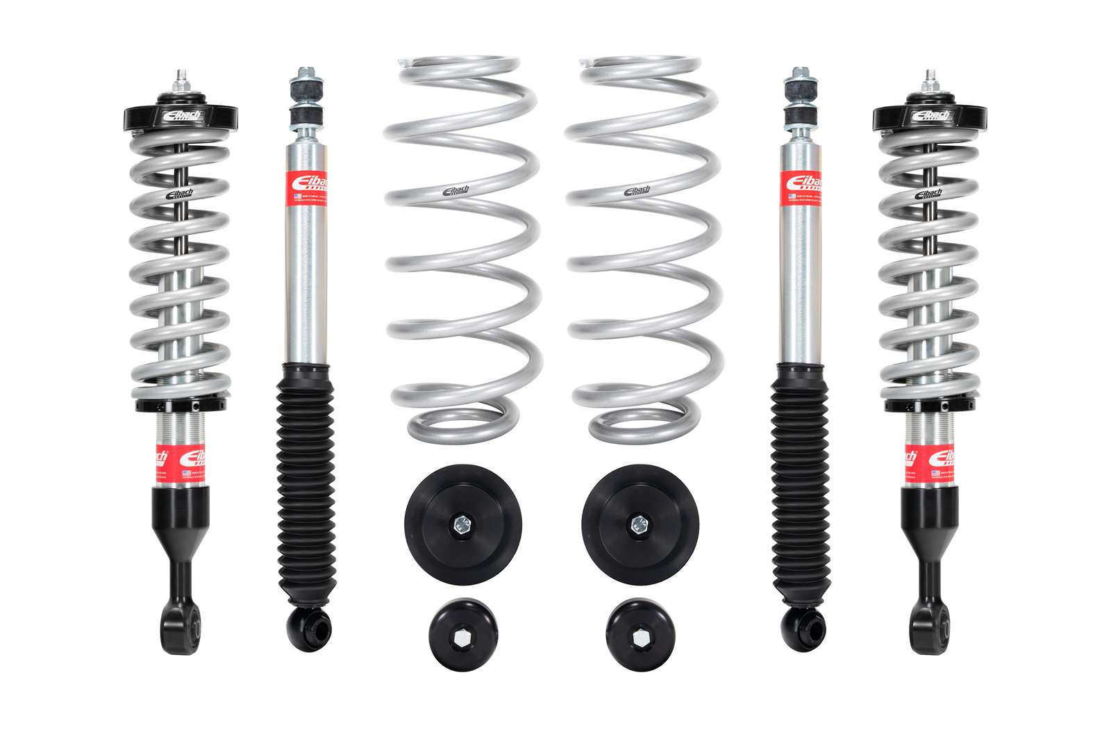 Eibach Pro-Truck Stage 2 Clvr Kit+Rear Shocks+Pro Lift Springs for