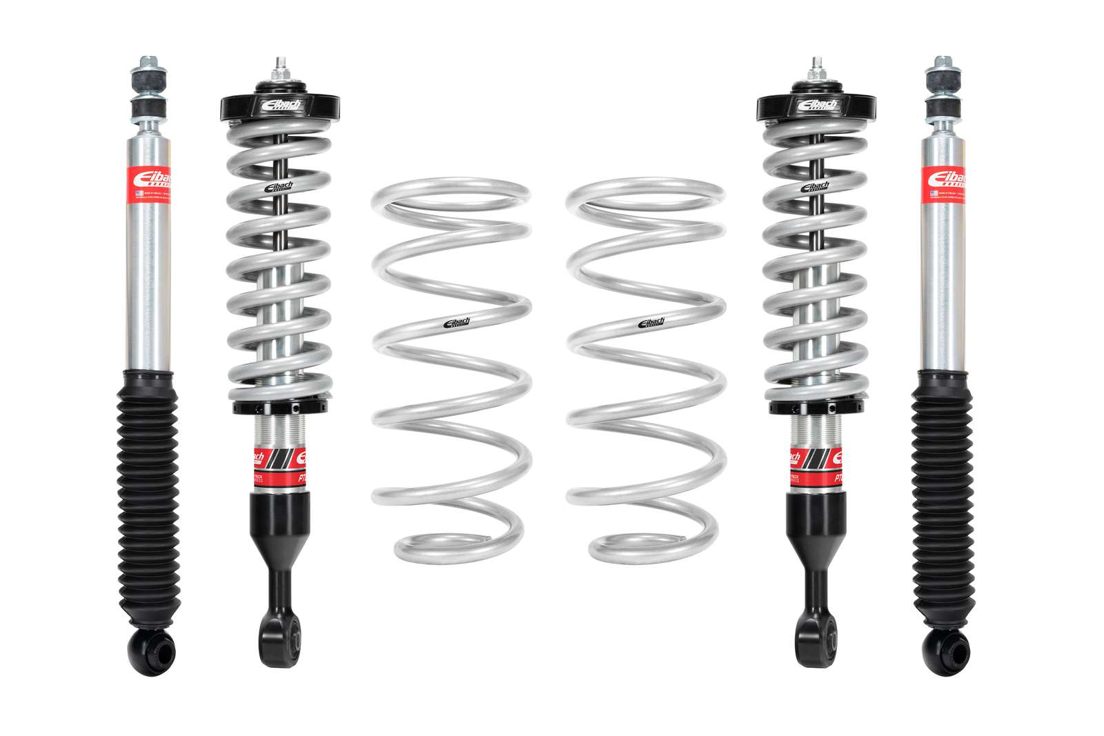 Eibach Pro-Truck Stage 2 Clvr Kit+Rear Shocks+Pro Lift Springs for