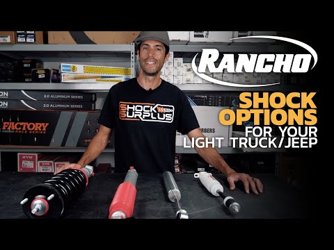Rancho RS5000X Gas Shocks Set for 1988-2000 GMC K2500 4WD