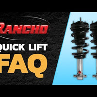 Rancho Quicklift Leveling Strut + Rear RS5000x Gas Shocks Set for 2007-2020 Chevrolet Tahoe 4WD RWD w/2" lift