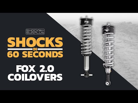 Fox 2.0 Performance Series Coilovers Front Pair for 2019-2024 Chevrolet Silverado 1500