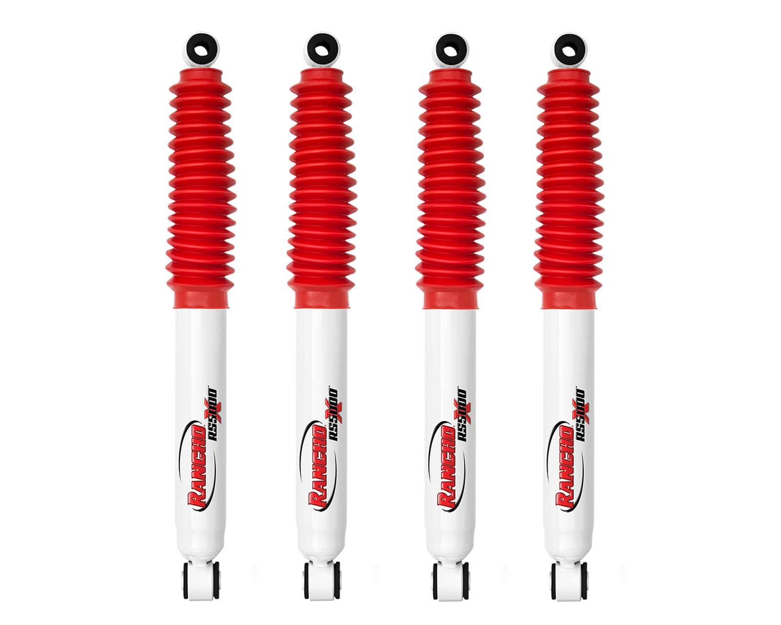 Rancho RS5000X Gas Shocks for 86-98 F250 4WD 0 lift 8600