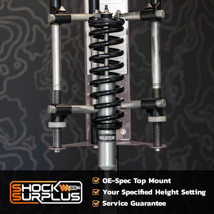 Bilstein 6112 Strut & Spring Assembled + Rear 5100 Shocks Set for 2015-2020 GMC Yukon 4WD V8