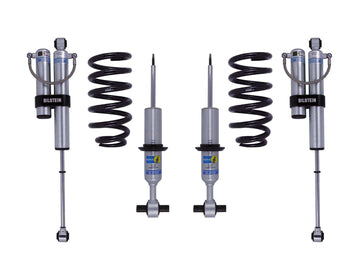 Bilstein 6112 Strut & Spring + Rear 5160 Reservoir Shocks Set for 2019-2024 Chevrolet Silverado 1500 Trail Boss 4WD w/0-1.2" lift