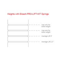 Eibach Pro-Truck Lift System Stage 1 Kit for 2007-2009 Toyota FJ Cruiser 4WD RWD w/2.5" lift