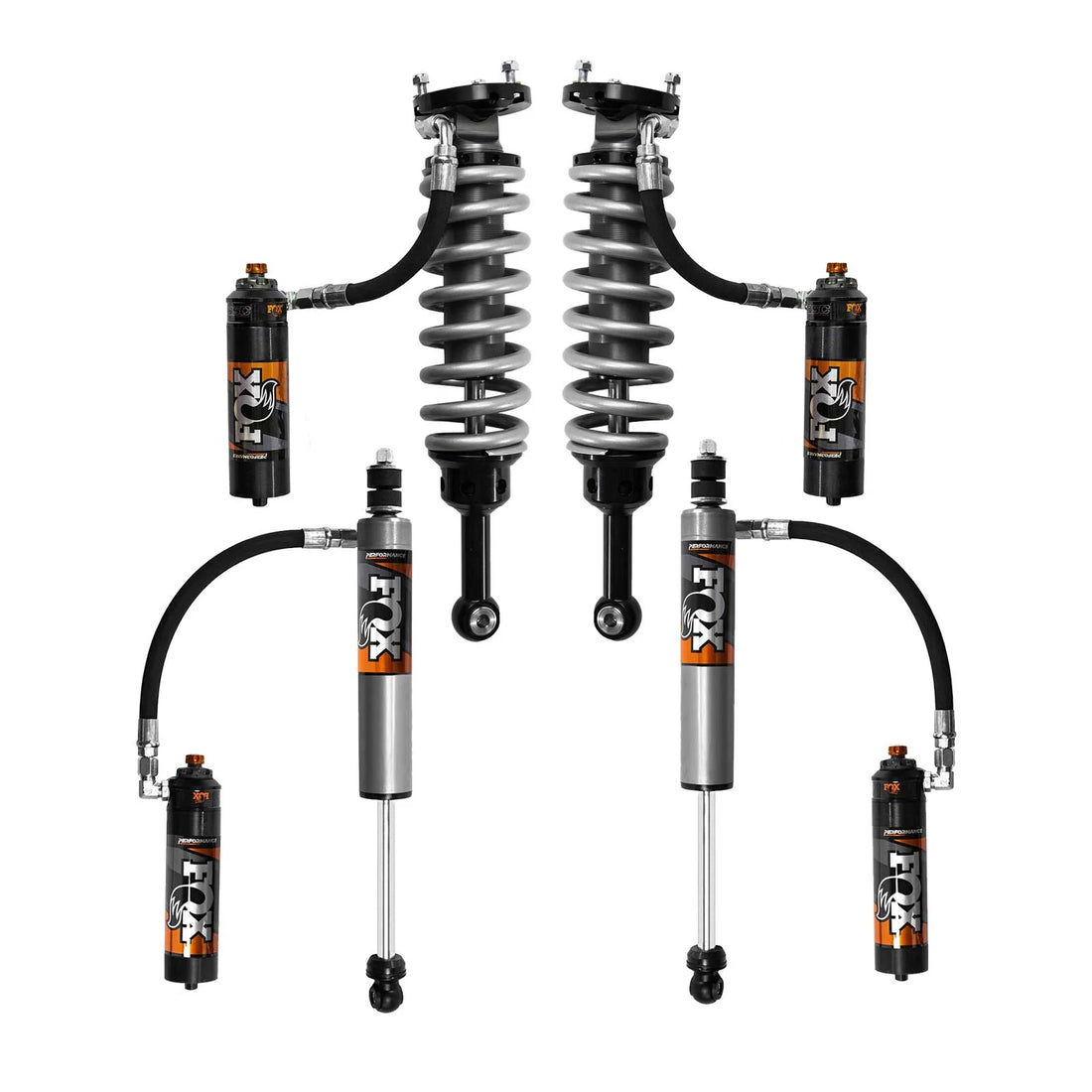 Fox 2.5 Perf Elite Adj Clvr Res+Rear Shocks for 1623 12 UCA