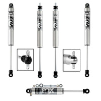 Fox 2.0 Performance Series Shocks & Steering Stabilizer Kit for 1997-2006 Jeep Wrangler 4WD w/5-6" lift TJ LJ