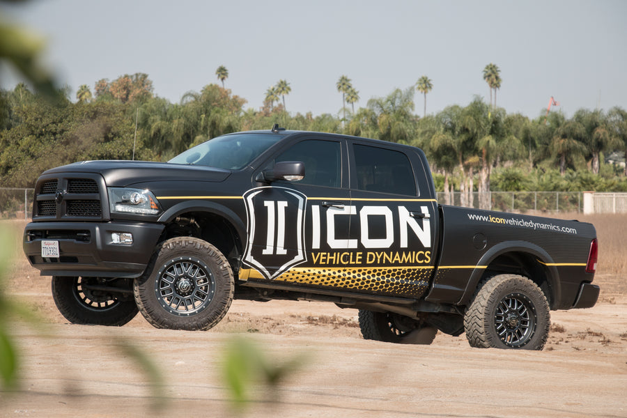 Icon 2.5" Suspension System Stage 2 Air Ride Kit for 2014-2022 Ram 2500 4WD DIESEL