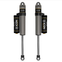 Icon 2.5 Piggyback Reservoir Shocks Front Pair for 1998-2007 Ford F250 Super Duty 4WD
