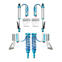 King Shocks 2.5 Performance Coilovers w/ Remote Reservoir + Rear Reservoir Shocks Set for 2010-2014 Toyota FJ Cruiser 4WD