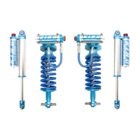 King Shocks 2.5 Performance Coilovers w/ Remote Reservoir + Rear Reservoir Shocks Set for 2007-2014 Chevrolet Avalanche 4WD