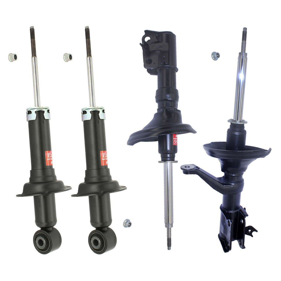 SCITOO Front Shocks & Struts Kit – 2002-2004 Honda CR-V – Pair, Gas Charged, OE Spec, Gloss Black