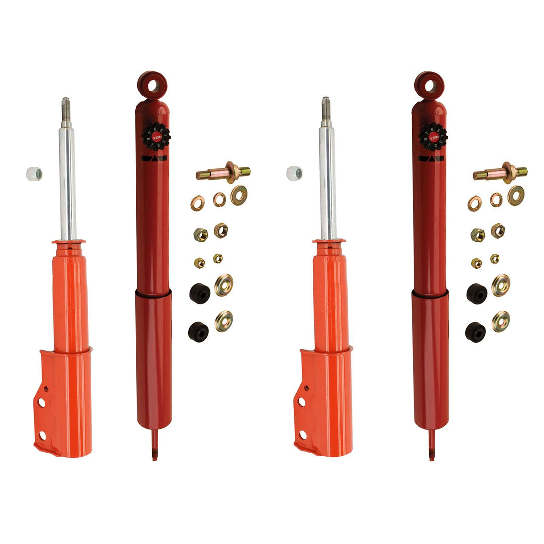 KYB Performance Shock Set (4) For Chevy Camaro & Pontiac Firebird 1967-1969 – Front & Rear