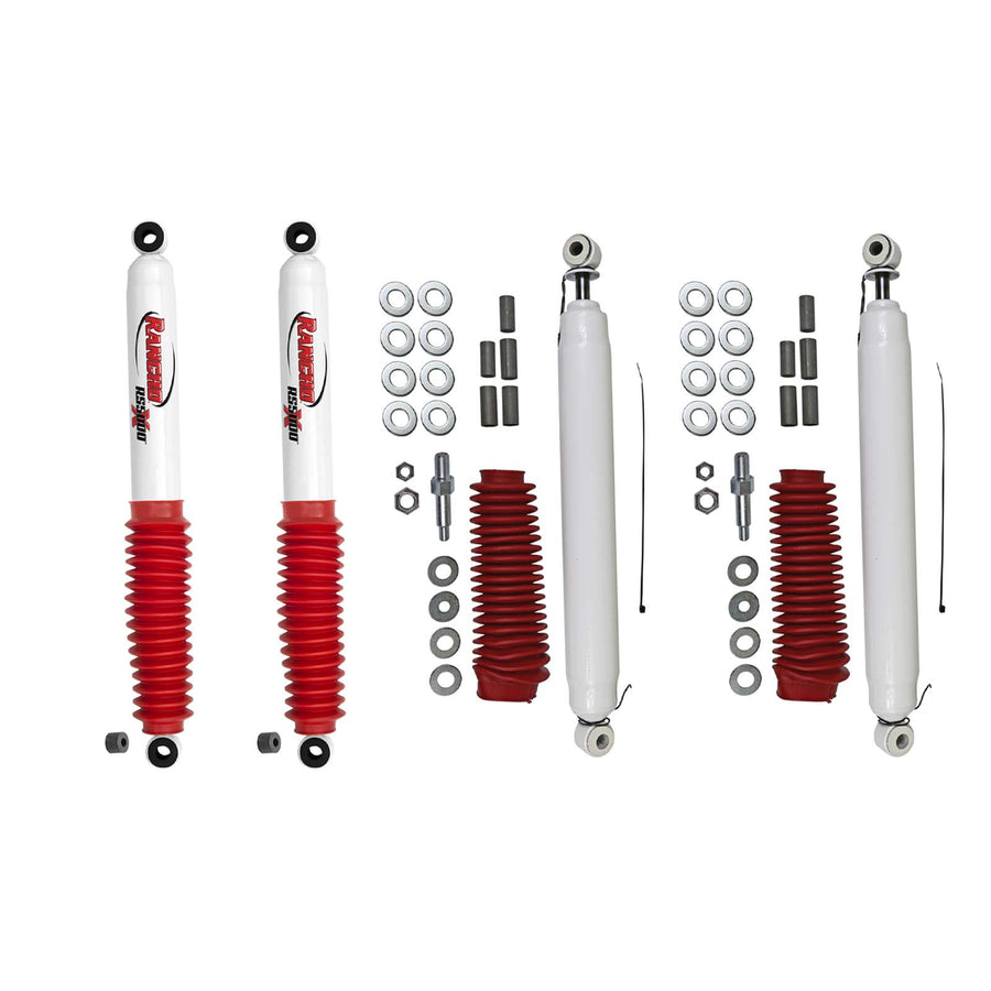 Rancho RS5000X Gas Shocks Set for 1977-1978 GMC K35 4WD