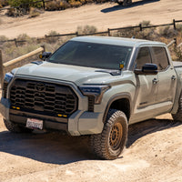 Toyota Tundra Crawling up a hill on MT64 Shocks