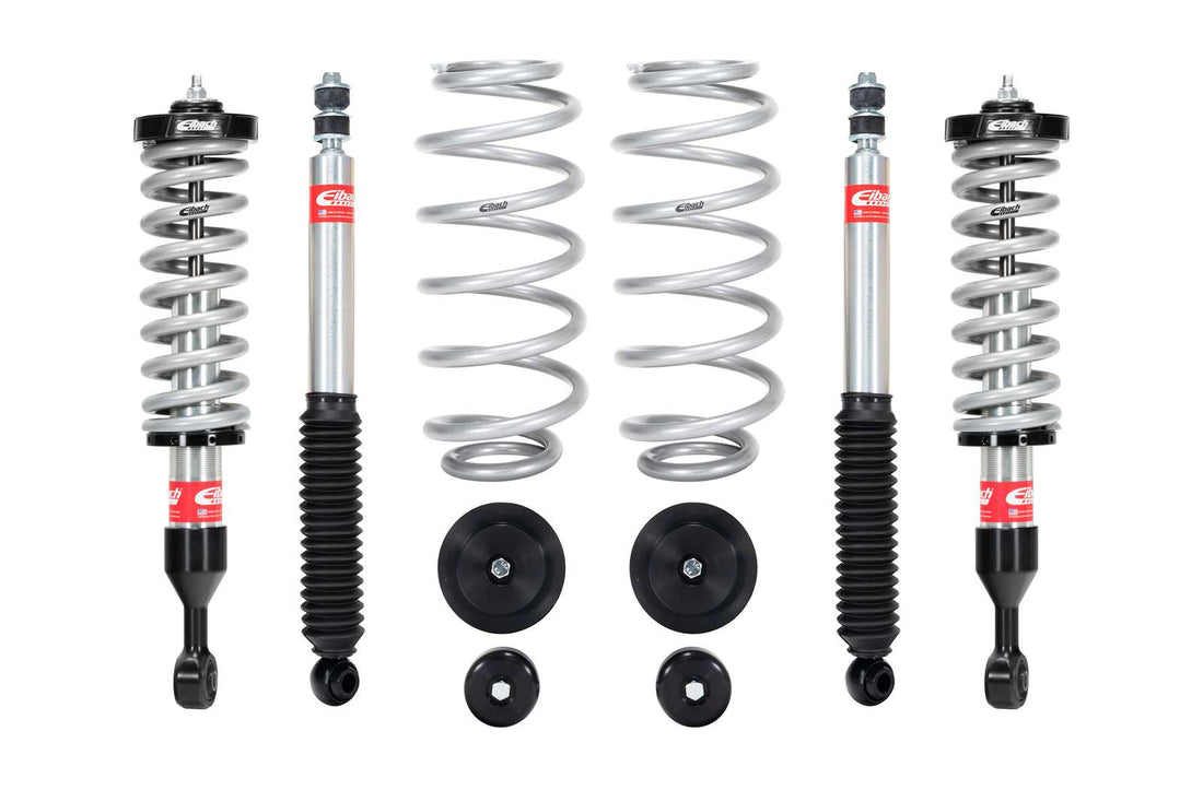 Eibach Pro-Truck Stage 2 Clvr Kit+Rear Shocks+Pro Lift Springs for