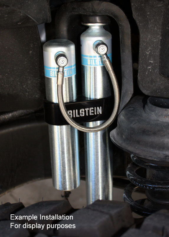 Bilstein 5160 w/ Remote Reservoir Shocks Front Pair for 2011-2021 Chevrolet Silverado 3500 HD 4WD RWD