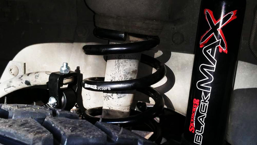 Skyjacker Black MAX Hydro Shocks Set for 2014-2022 Ram 2500 4WD