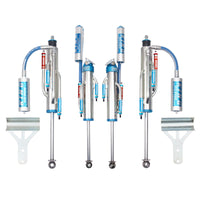 King Shocks 2.5 Performance w/ 3 Tube Bypass Reservoir Shocks Set for 2007-2018 Jeep Wrangler JK 4WD