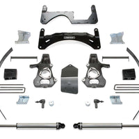 Fabtech 6" Performance System w/Front Dirt Logic 4.0 Coilovers & Rear 2.25 Shocks Kit for 2014-2018 GMC Sierra 1500 4WD RWD w/6" lift