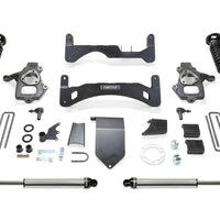 Fabtech 6" Performance System Gen 2 w/Front Dirt Logic 2.5 Coilovers & Rear 2.25 Shocks Kit for 2014-2018 Chevrolet Silverado 1500 4WD RWD w/6" lift