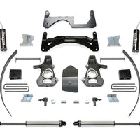 Fabtech 6" Performance System w/Front Dirt Logic 2.5 Coilovers w/Reservoir & Rear 2.25 Shocks Kit for 2014-2018 Chevrolet Silverado 1500 4WD w/6" lift