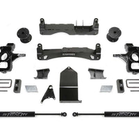 Fabtech 4" Basic System w/Rear Stealth Shocks Kit for 2014-2018 GMC Sierra 1500 4WD w/4" lift