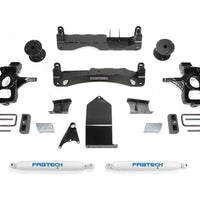 Fabtech 4" Basic System w/Rear Performance Shocks Kit for 2014-2018 GMC Sierra 1500 4WD w/4" lift