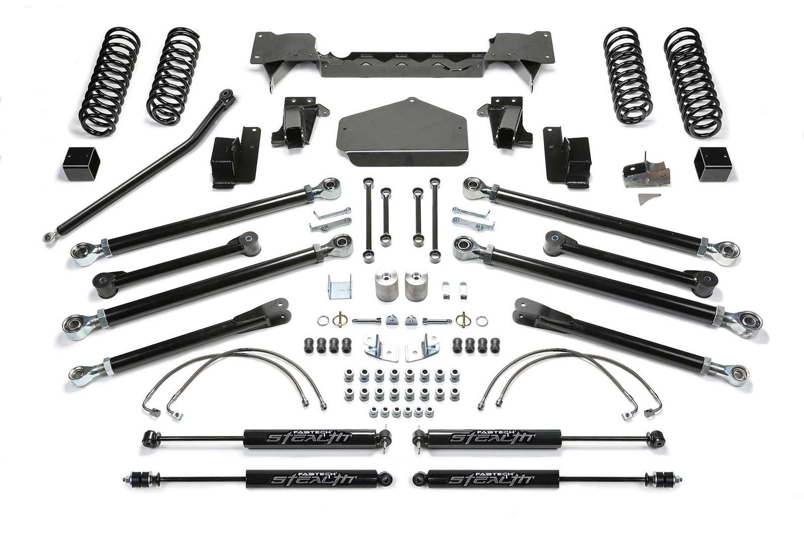 Fabtech K4057M Crawler Shock Kit – 07-18 Jeep Wrangler JK