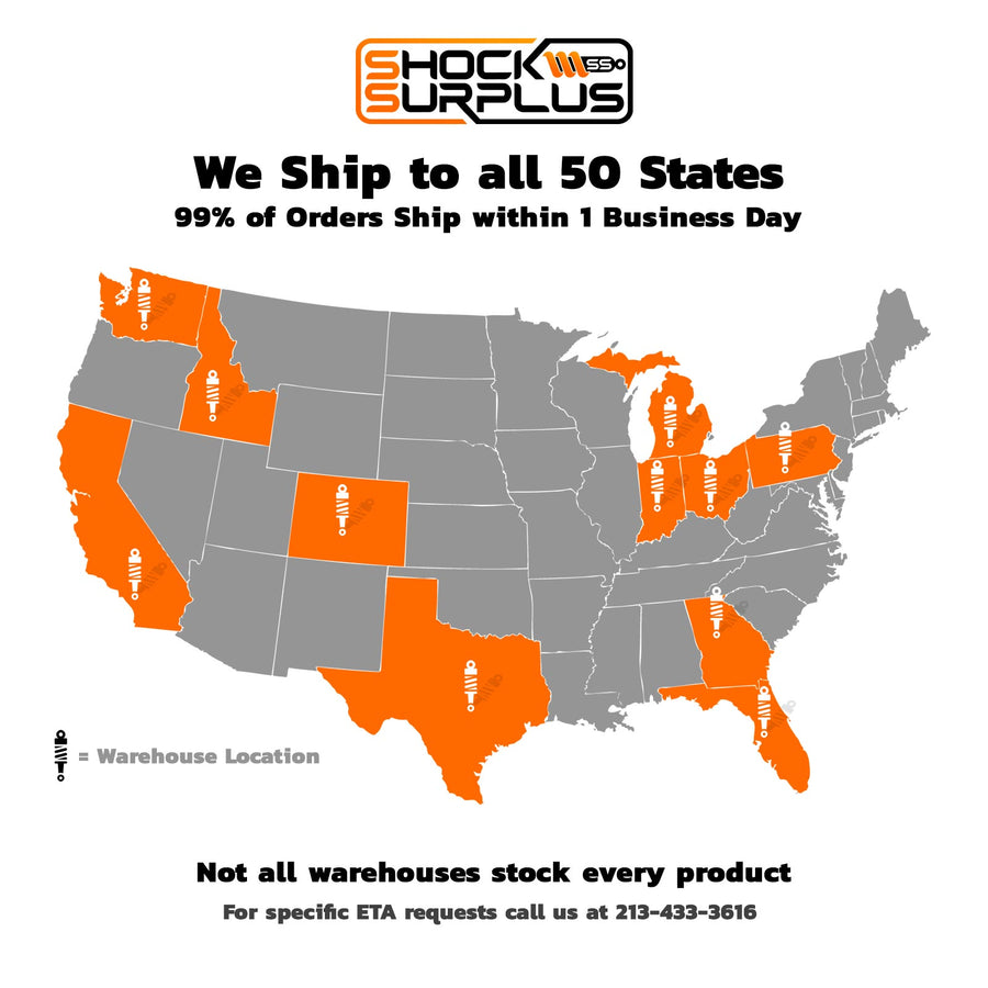 KYB Gas-A-Just Monotube Shocks Set for 2002-2005 Dodge Ram 1500 4WD