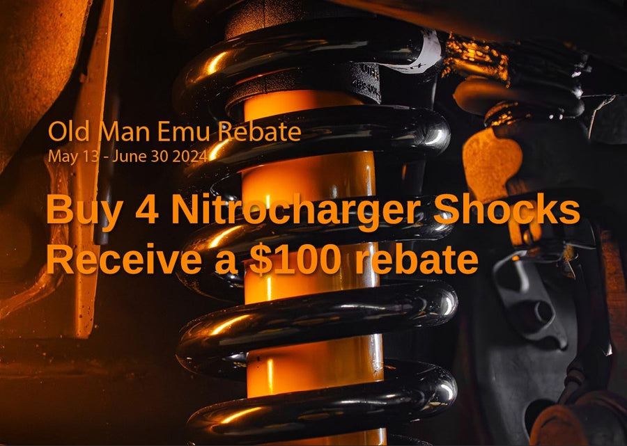 Old Man Emu Nitrocharger Sport Gas Shocks Set for 2006-2010 Hummer H3 4WD
