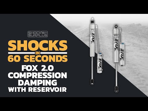 Fox 2.0 Performance Series w/ CD Reservoir Shocks Front Pair for 2016-2018 Mercedes-Benz G65 AMG AWD