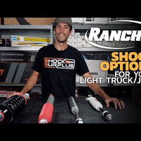 Rancho Quicklift Leveling Strut + Rear RS5000x Gas Shocks Set for 2019-2024 Ram 1500 4WD