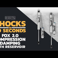 Fox 2.0 Performance Series w/ CD Reservoir Shocks Set for 2007-2018 Jeep Wrangler JK 4WD RWD