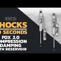 Fox 2.0 Performance Series w/ CD Reservoir Shocks Set for 2005-2016 Ford F450 Super Duty 4WD RWD