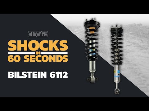 Bilstein 6112 Strut & Spring Front Pair for 2010-2014 Toyota FJ Cruiser 4WD w/1.5-3.2" lift Front Heavy Load