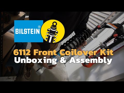 Bilstein 6112 Strut & Spring + Rear 5160 Reservoir Shocks Set for 2019-2024 GMC Sierra 1500 4WD RWD w/0-2.5" lift