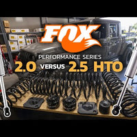 Fox 2.5 Performance Series HTO Shocks Front Pair for 2020-2024 GMC 2500