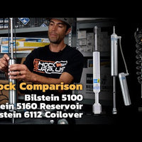 Bilstein 6112 Strut & Spring Assembled + Rear 5160 Reservoir Shocks Set for 2009-2018 Ram 1500 4WD